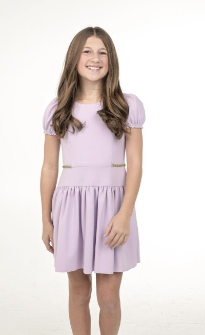 Home 12 Zoe Ltd Short Sleeve Val Dress in Lavender